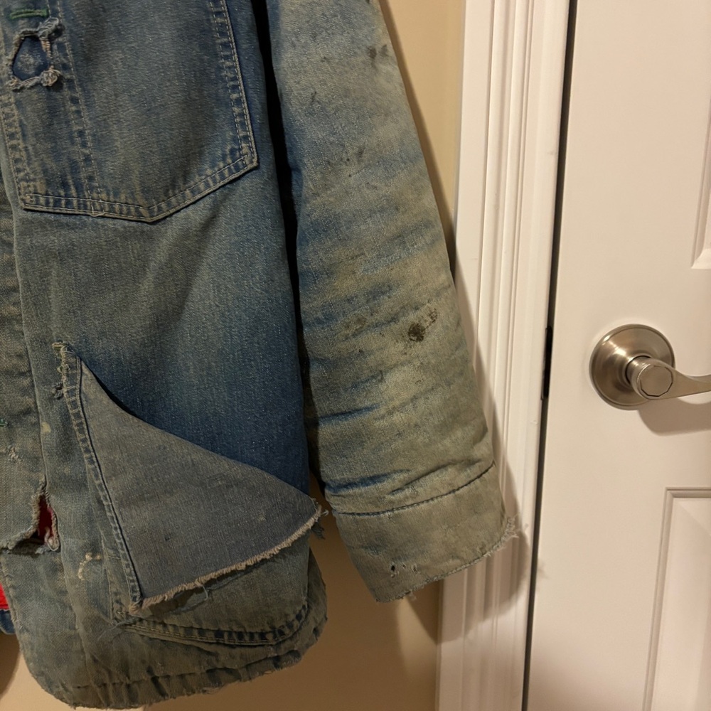Men's Blue Denim Jacket - Picture 8 of 12